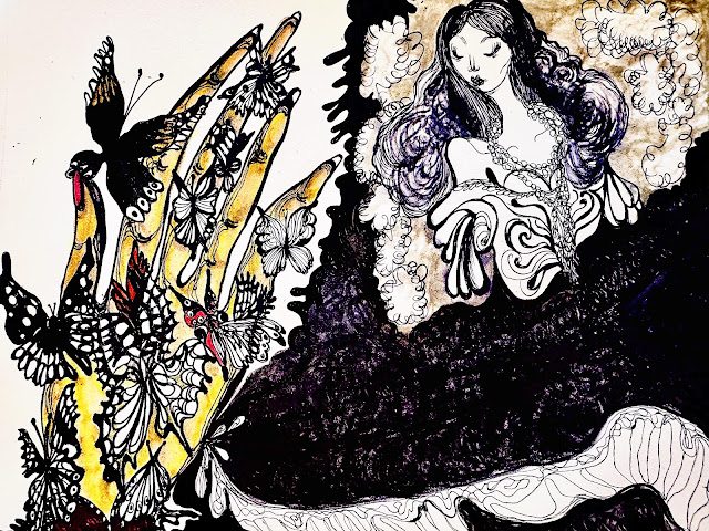 Donne e Mostri: Intervista all'artista figurativa grafica Claudia Marchetti Donne e Mostri: Intervista all’artista figurativa grafica Claudia Marchetti