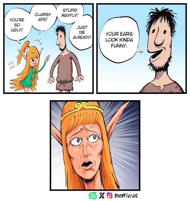 The screwball comedy of Merrivius - La caotica arte di Merrivius elf004