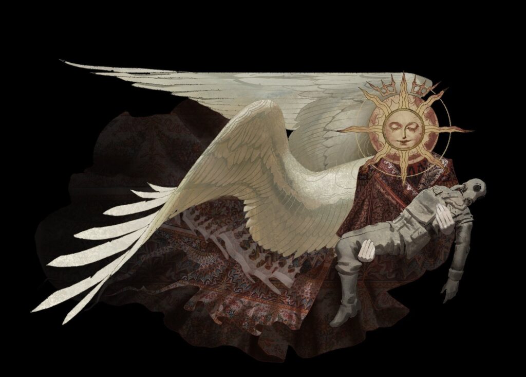 War, life surrogates, resurrection: an interview with Saint, the brilliant creator of the short film "Ersatz" sun king